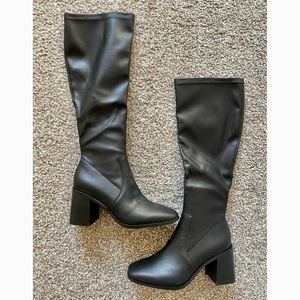 Black Leather Boots